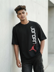  Premium Oversized Drop Shoulder Air Jordan Black