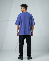 Premium Oversized Drop Shoulder Blue Air Jordan