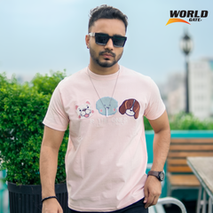 Fit-Size Pink Couple & Single T-Shirt